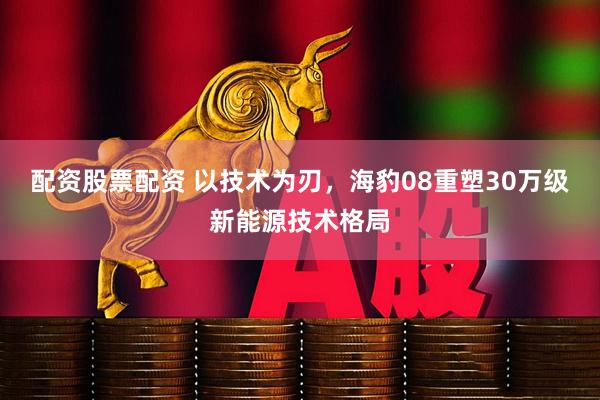 配资股票配资 以技术为刃，海豹08重塑30万级新能源技术格局